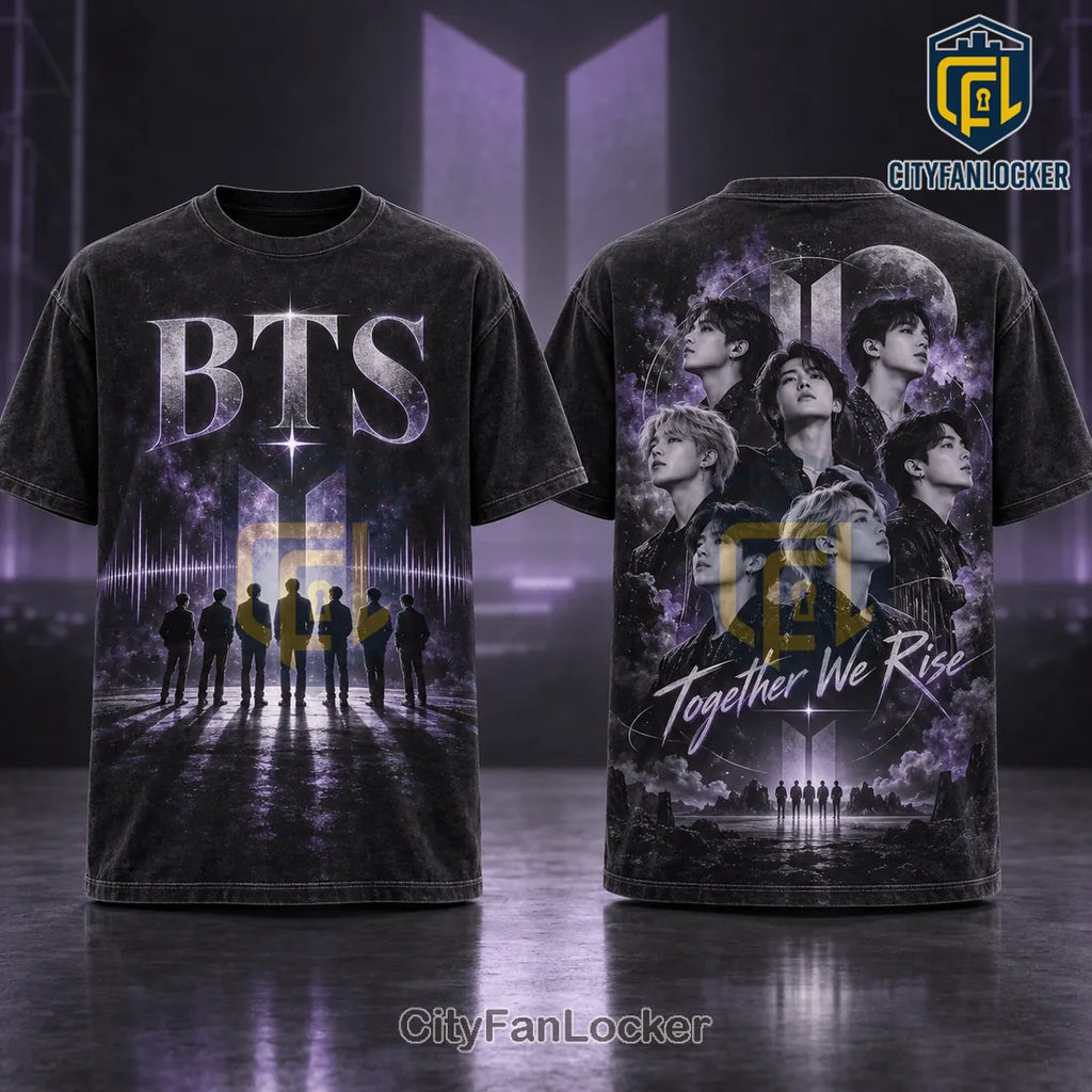 BTS Together We Rise Acid Wash T-Shirt