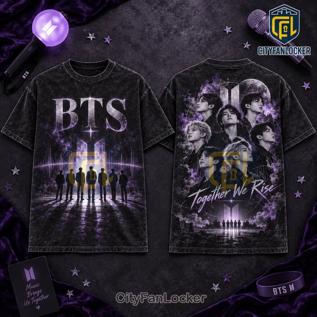 BTS Together We Rise Acid Wash T-Shirt