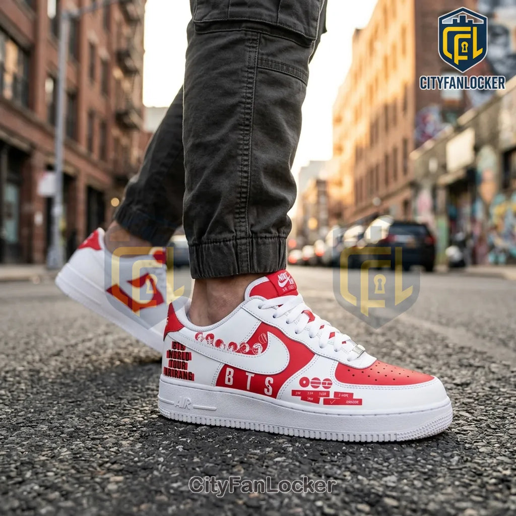 BTS World Tour Arirang Custom Air Force 1 Shoes