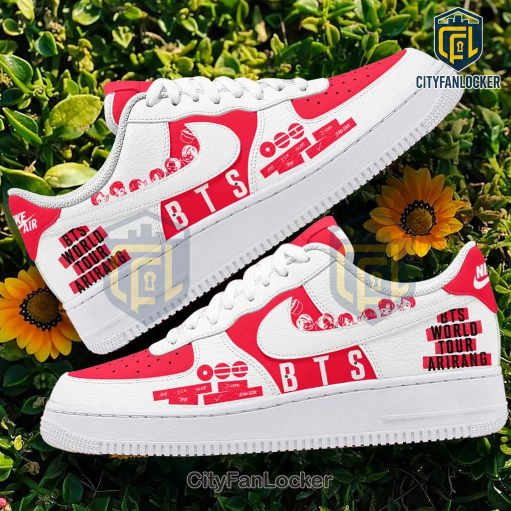 BTS World Tour Arirang Custom Air Force 1 Shoes