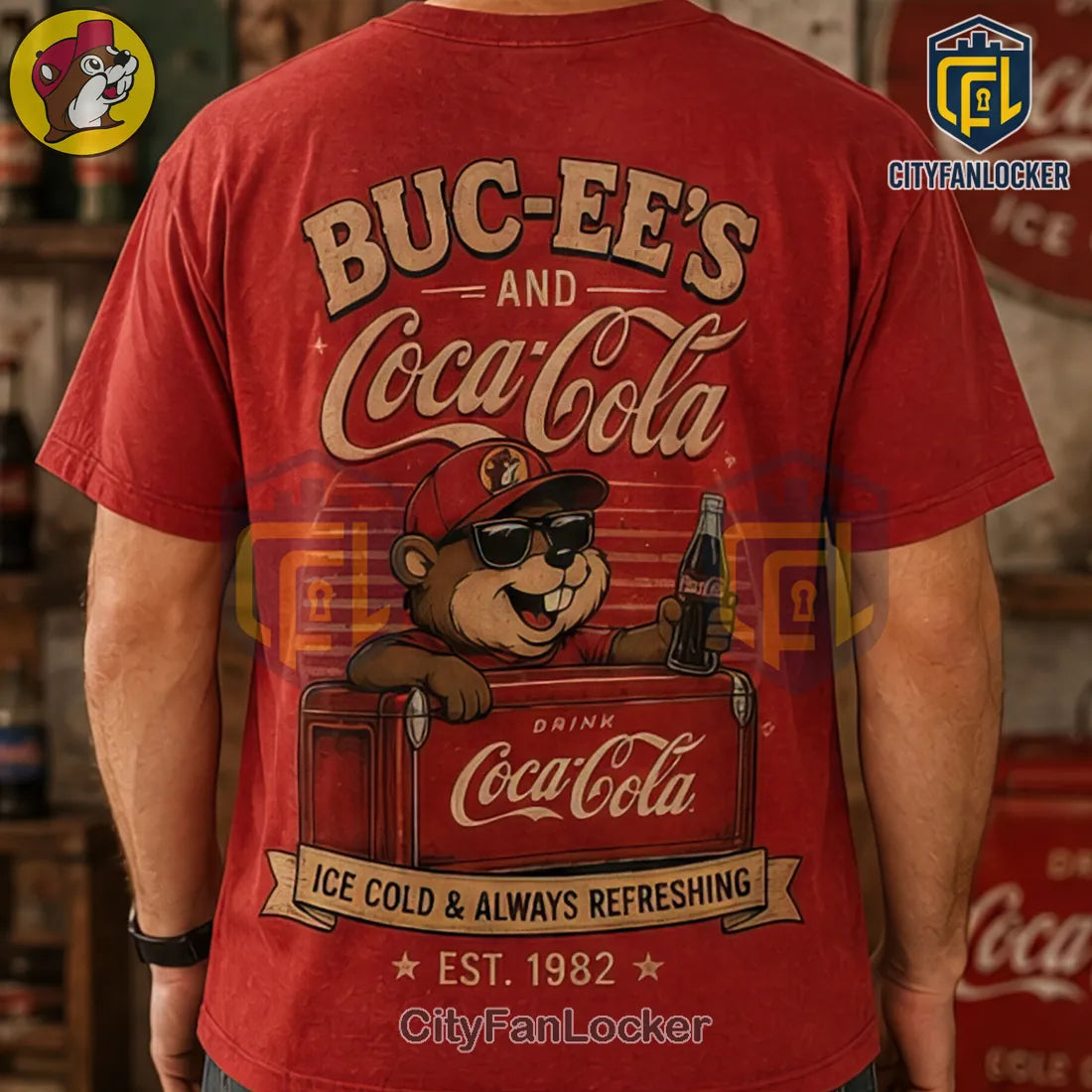 Buc-ee’s x Coca-Cola Vintage Red T-Shirt