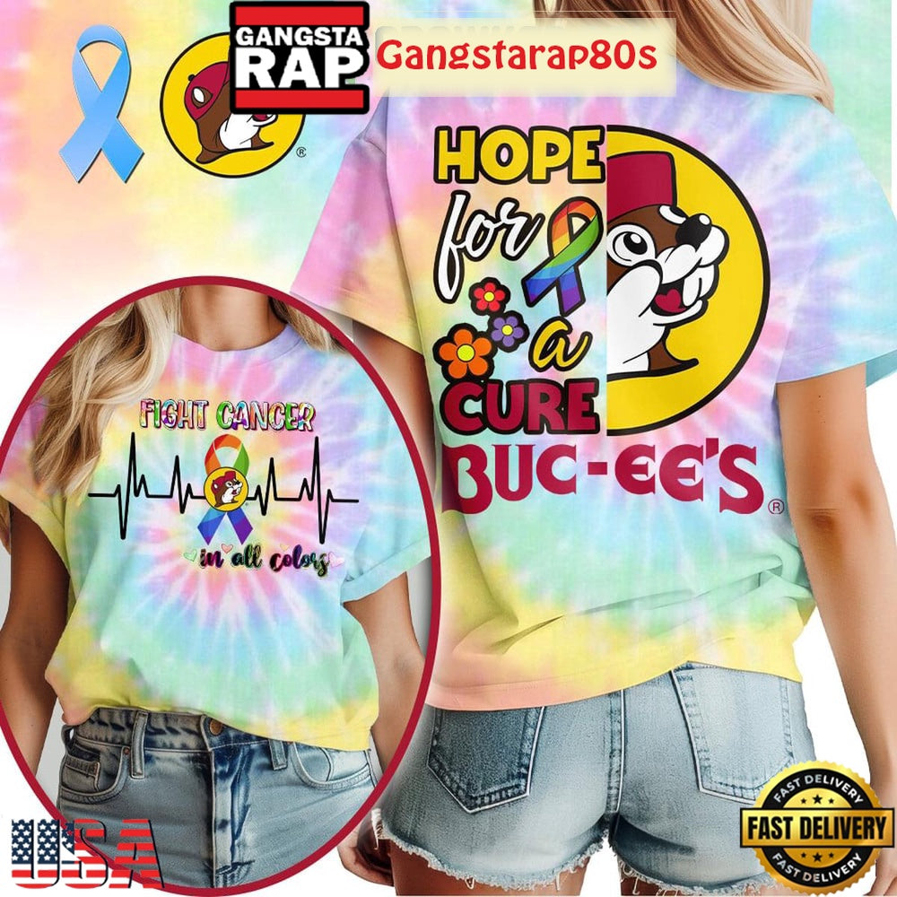 Buc-ee’s Fight Cancer Hope For A Cure All Over Print T Shirt