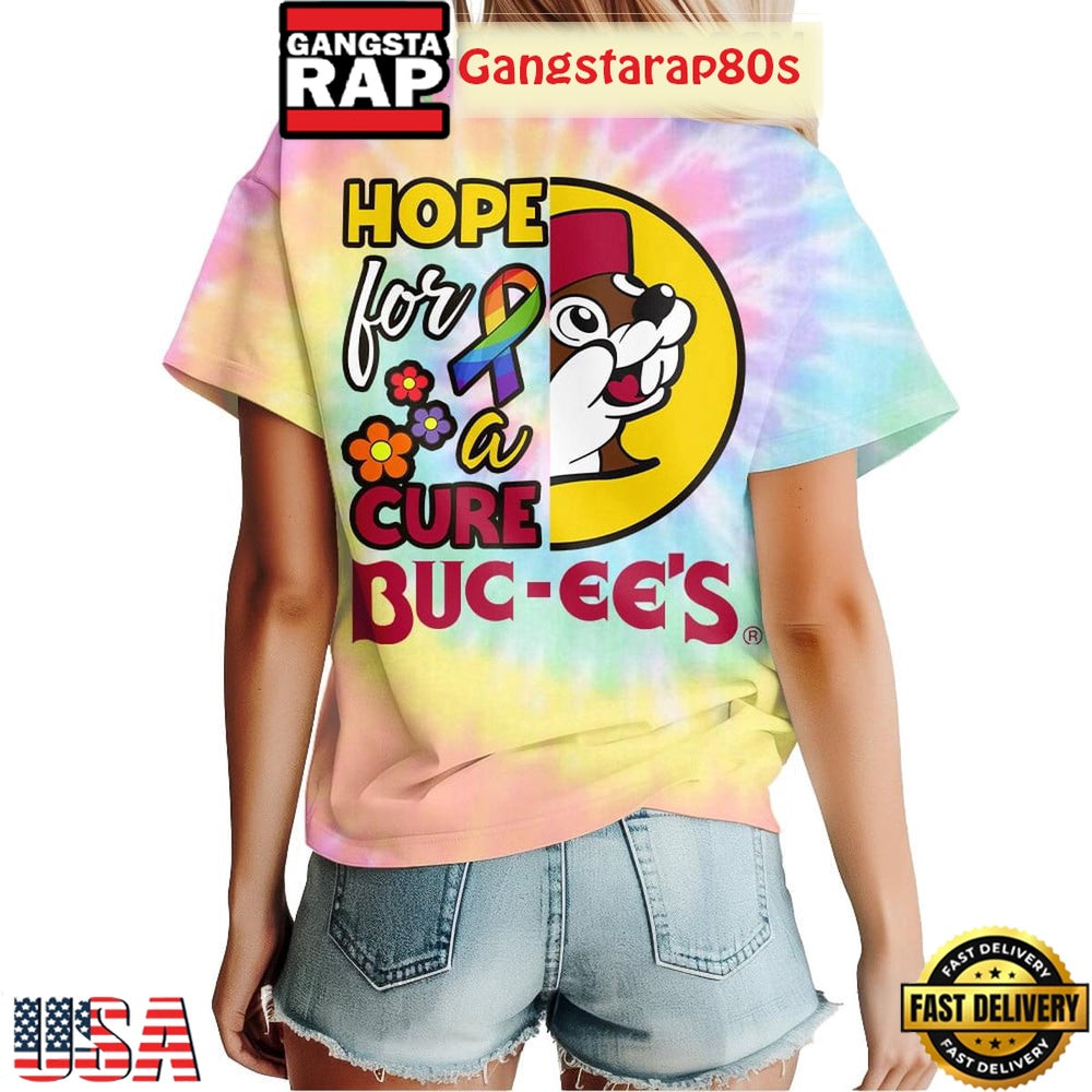 Buc-ee’s Fight Cancer Hope For A Cure All Over Print T Shirt