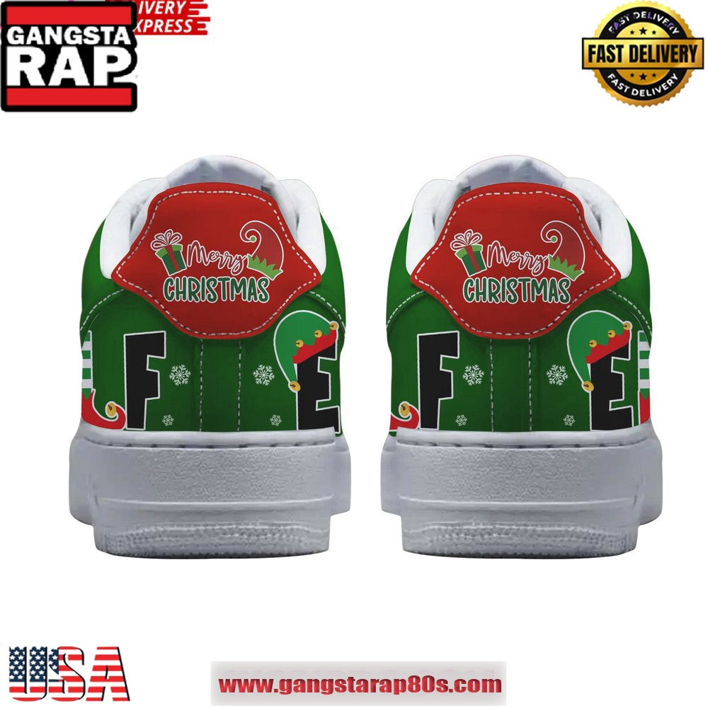 Buddy the Elf Limited Edition Air Force 1 Running Sneakers Shoes