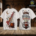 Budweiser King of Frights Skeleton Beer T-Shirt