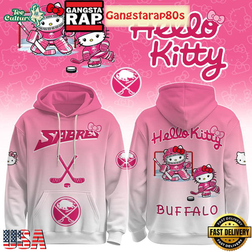 BUF Sabres Special Hello Kitty New Design Unisex Hoodie Shirt