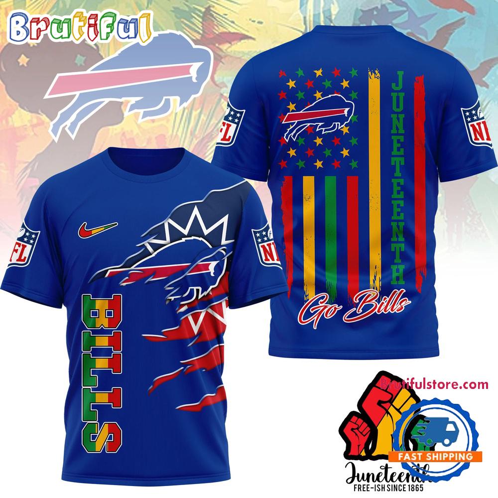 Buffalo Bills 2026 NFL Juneteenth Freedom Limited Edition 3D Shirt