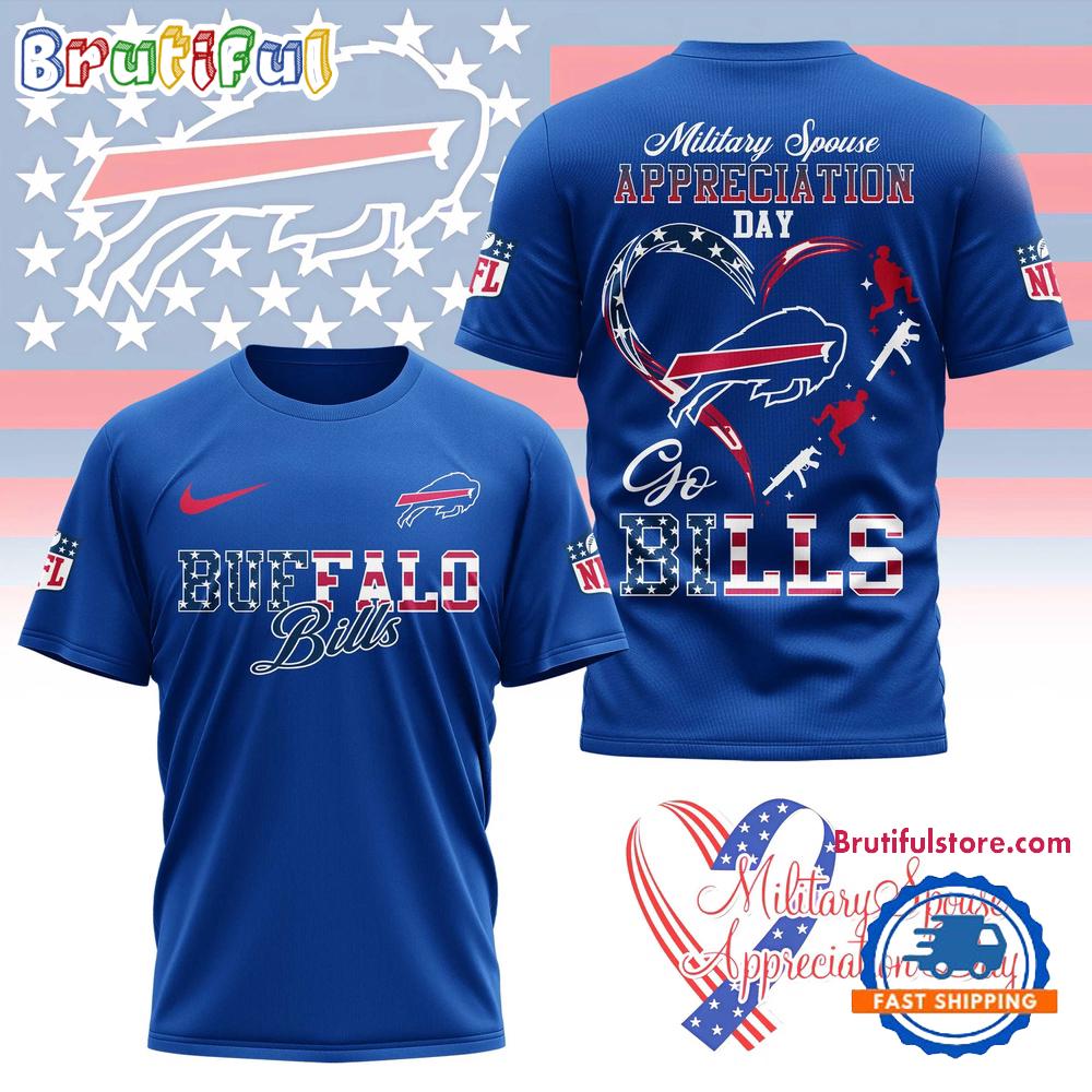 Buffalo Bills 2026 NFL Military Spouse Appreciation Day 3D Shirt