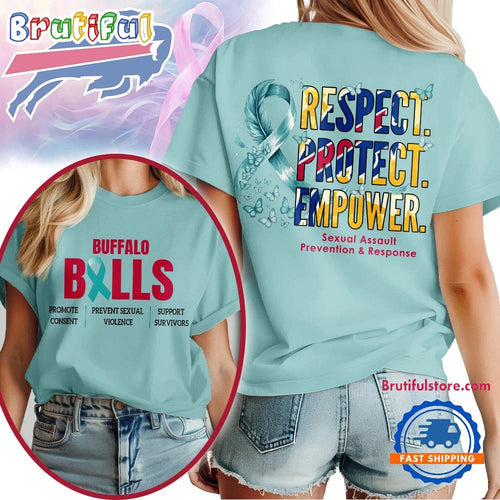 Buffalo Bills 2026 NFL SA Prevention Month Unisex 3D T Shirt