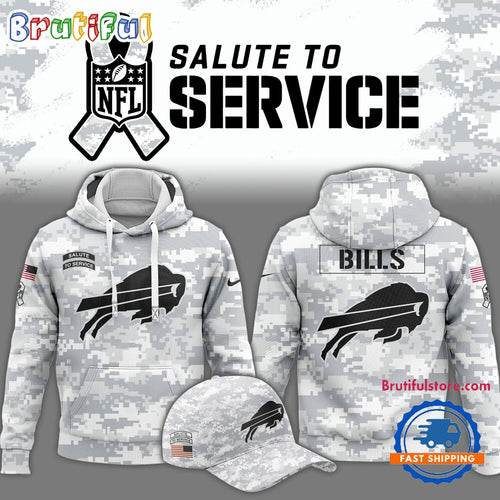 Buffalo Bills Arctic Camo 2024 Salute To Service Hoodie