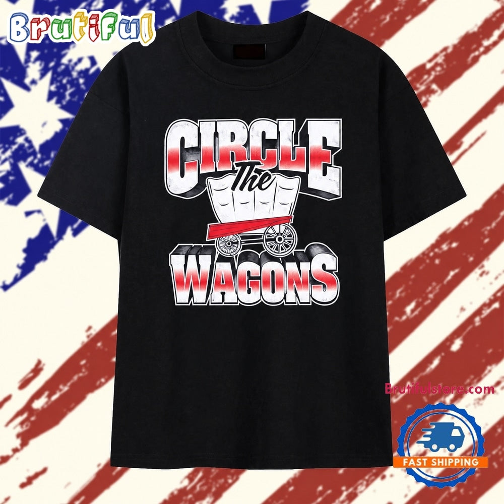 Buffalo Bills Circle The Wagons Graphic T Shirt