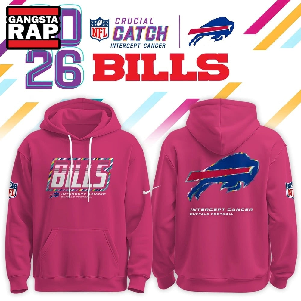 Buffalo Bills Crucial Catch 2026 Pink Limited Edition Hoodie Shirt