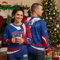 Buffalo Bills Distressed Logo Ugly Christmas Sweater
