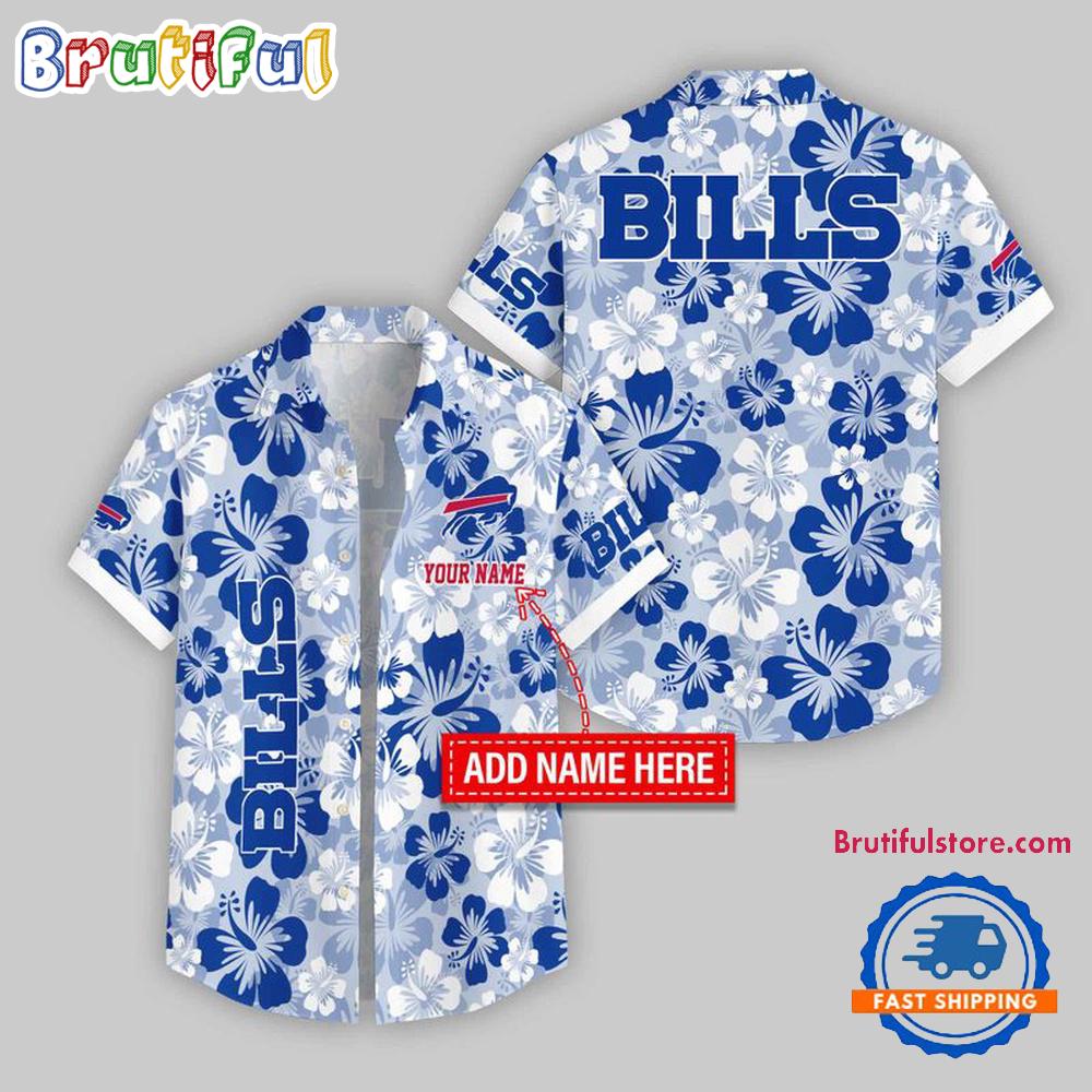 Buffalo Bills Flower Palm Tree Aloha Hawaii Shirt
