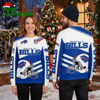 Buffalo Bills Football Helmet Logo Ugly Christmas Sweater