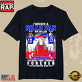 Buffalo Bills Forever Fan Win Or Lose Kelly Allen Yesterday Today Tomorrow Signatures T-Shirt