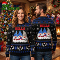 Buffalo Bills Gnomes And Snowflakes Ugly Christmas Sweater