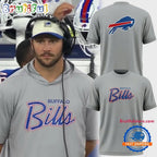 Buffalo Bills Grey Script Logo 2026 Hoodie T-Shirt