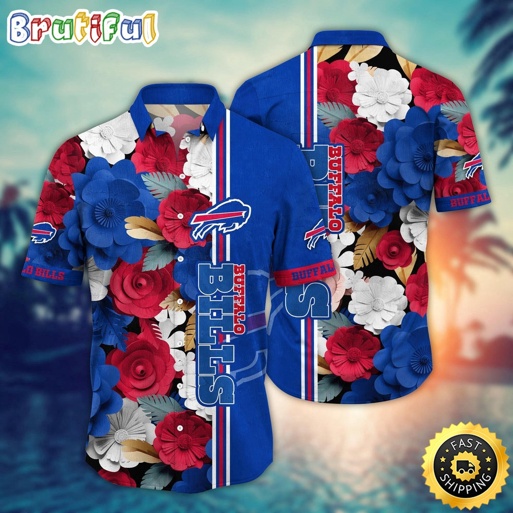 Buffalo Bills Hawaii Shirt Flower Laid Back Hawaiian Charm