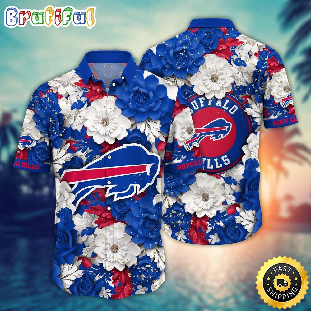Buffalo Bills Hawaii Shirt Flower Summer Vibes