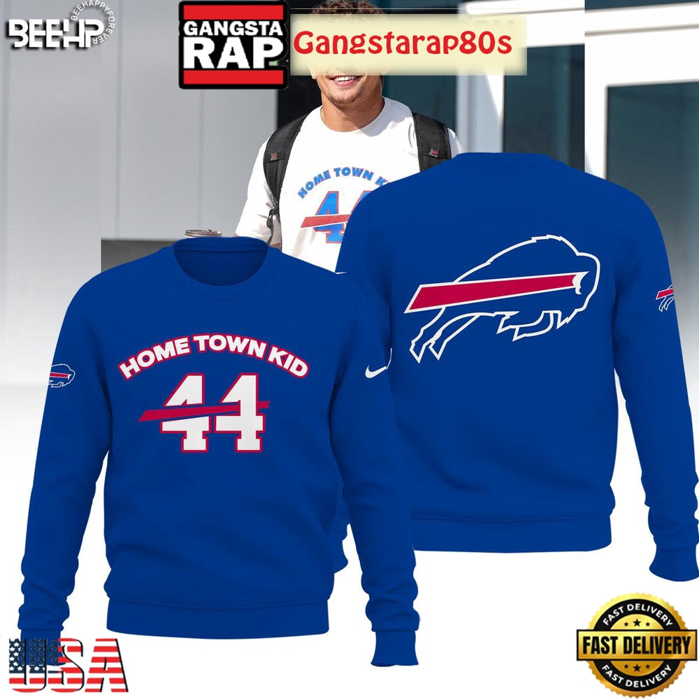 Buffalo Bills Home Town Kid 2025 Unisex Hoodie