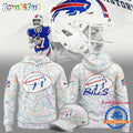 Buffalo Bills Hoodie Sesigned By Patients At Buffalo’s Oishei Children’s Hospital