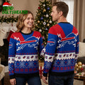 Buffalo Bills Lightning Bolt Logo Ugly Christmas Sweater