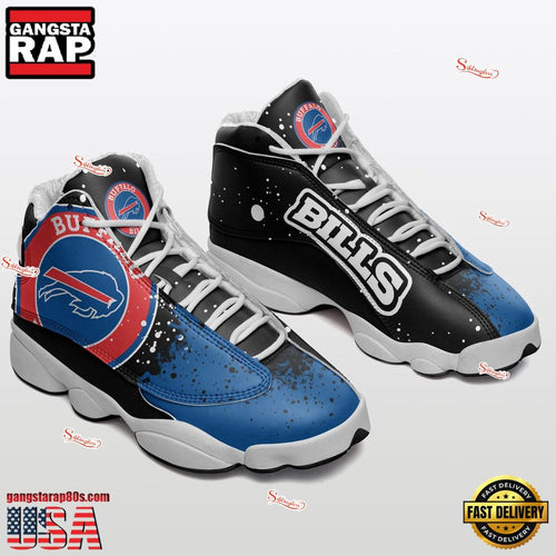 NFL Buffalo Bills New Design Air Jordan 13 Running Sneakers Shoes For Fans