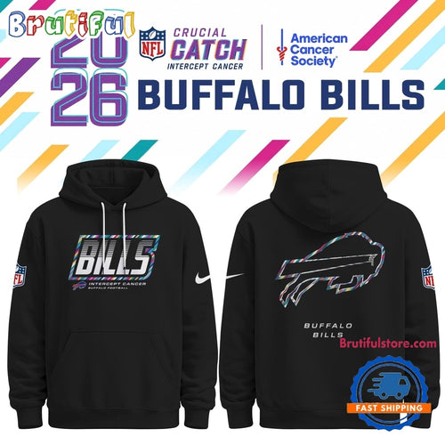Buffalo Bills NFL Crucial Catch 2026 Limited Edition Black Hoodie Shirt