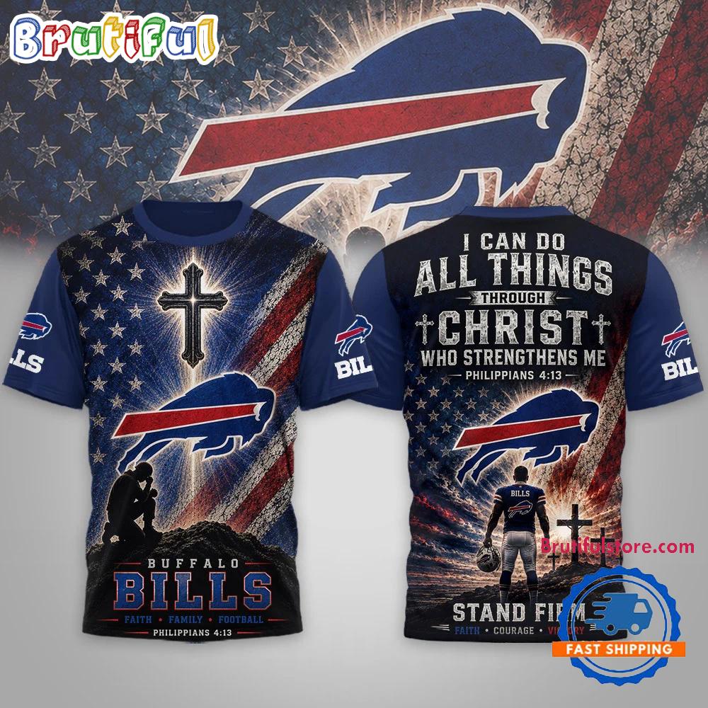 Buffalo Bills NFL Faith Family Limited Edition 3D Shirt