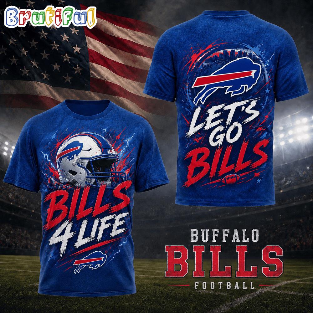 Buffalo Bills NFL Fan For Life Limited Edition 3D Shirt
