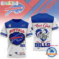 Buffalo Bills NFL Girl Heart & Helmet 3D Shirt