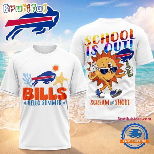 Buffalo Bills NFL Hello Summer Limited Edition 3D T Shirt