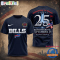 Buffalo Bills NFL Honoring 25 Years Remembering September 11 T Shirt