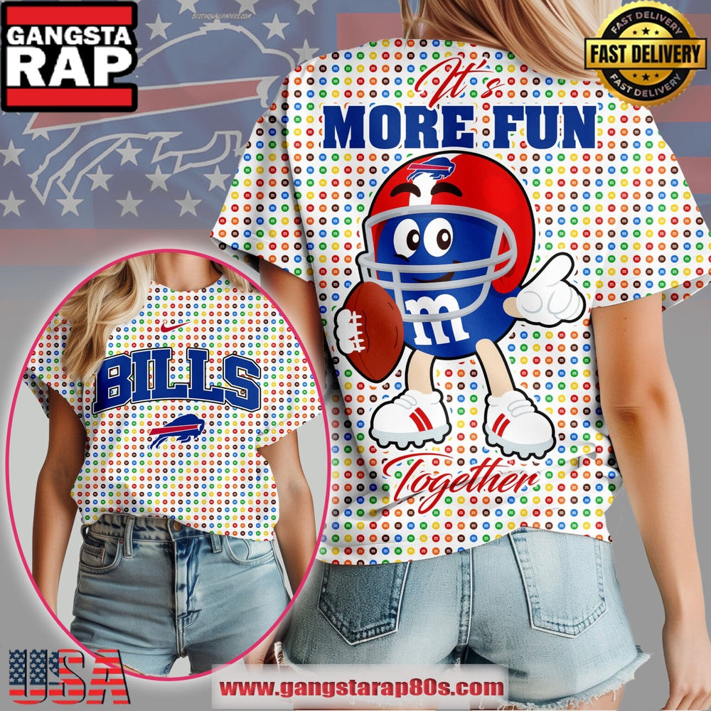 Buffalo Bills NFL It’s More Fun Together Women’s 3D Shirt