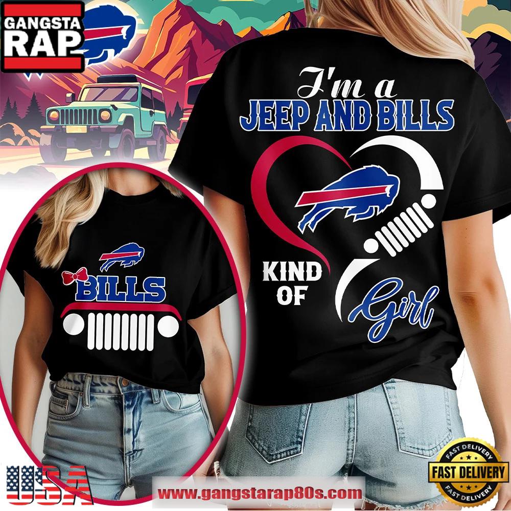 Buffalo Bills NFL Jeep Girl Women’s T Shirt