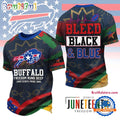 Buffalo Bills NFL Juneteenth Freedom Runs Deep New Design 3D Shirt