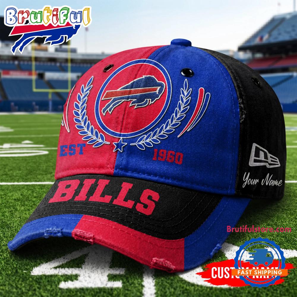 Buffalo Bills NFL Split Color New Era Classic Cap