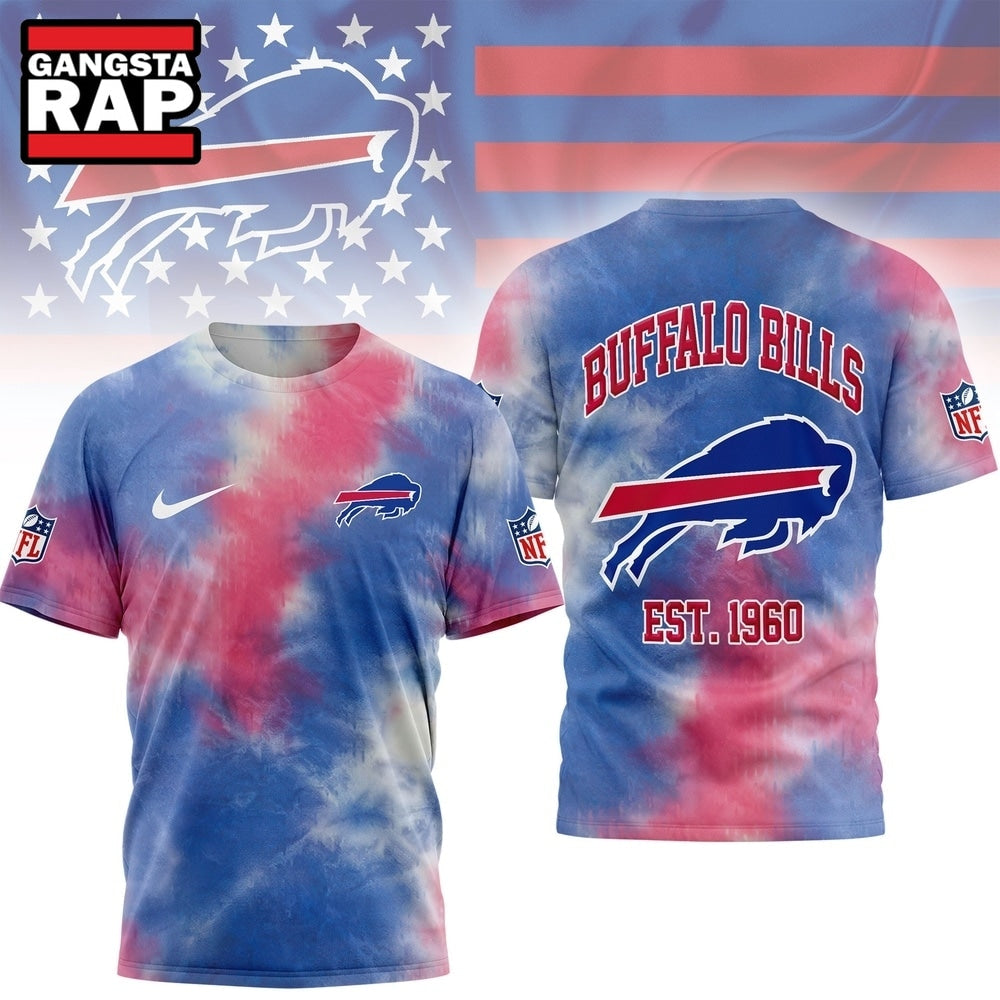 Buffalo Bills NFL Sunday Legends Tie Dye 3D Shirt, Football New Design Shirt