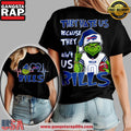 Buffalo Bills NFL x Grinch They Hate Us Women’s Shirt