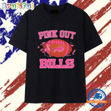 Buffalo Bills Pink Out Logo 2025 T Shirt