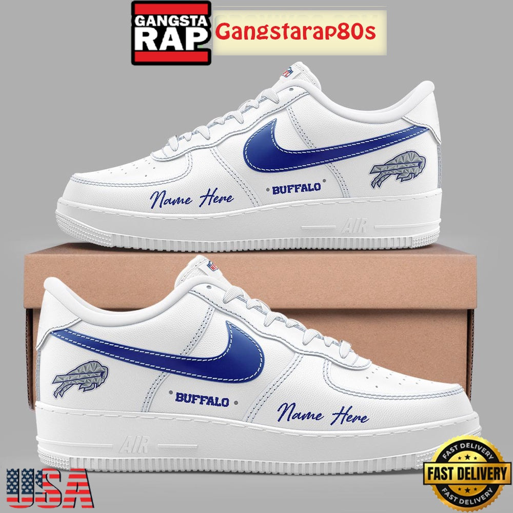 Buffalo Bills Rivalries Cold Front Custom Air Force 1 Sneakers Shoes