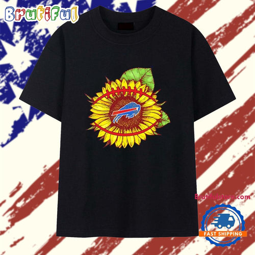 Buffalo Bills Sunflower Football T Shirt