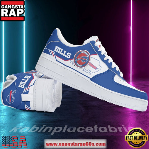 Buffalo Bills Team AF 1 Running Sneakers Shoes