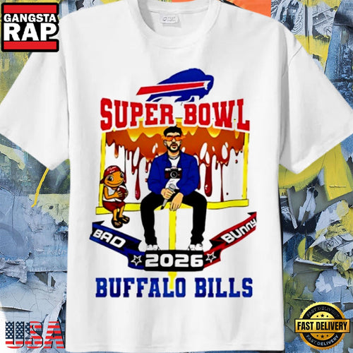 Buffalo Bills x Bad Bunny Super Bowl LX 2026 T Shirt