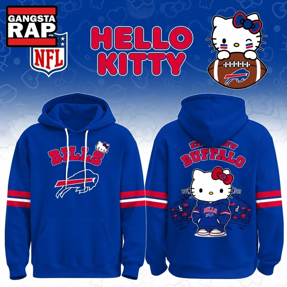 Buffalo Bills x Hello Kitty 2026 Limited Edition Hoodie T-Shirt