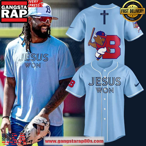 Buffalo Bisons Jesus Won Special Edition Baseball Jersey Shirt