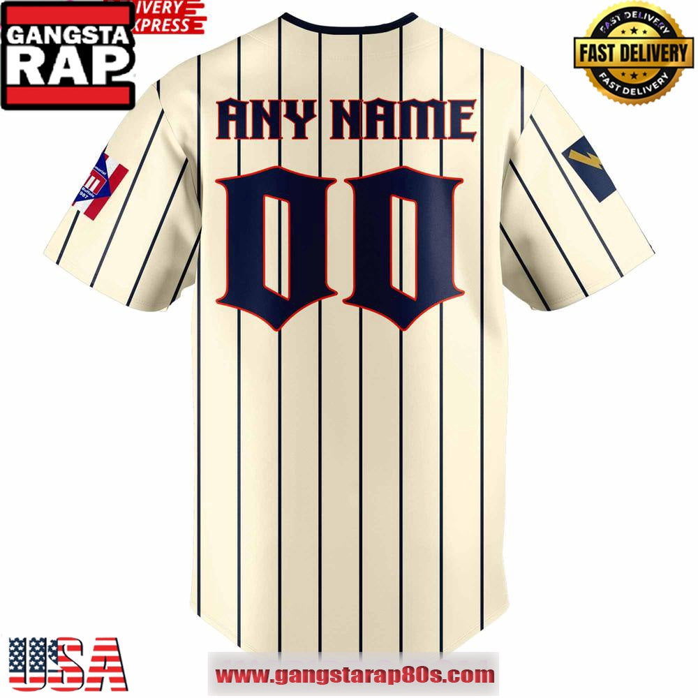 Buffalo Bisons Vintage Movie Night Custom Baseball Jersey Shirt