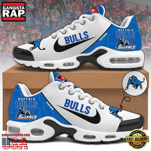NCAA Custom Name Buffalo Bulls Football Mascot Symbol Air Max Plus Shoes Running Sneakers