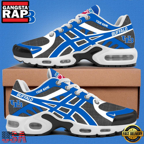 Buffalo Bulls Men’s Basketball 2025 Blue Training Custom Air Max Plus Shoes Running Sneakers